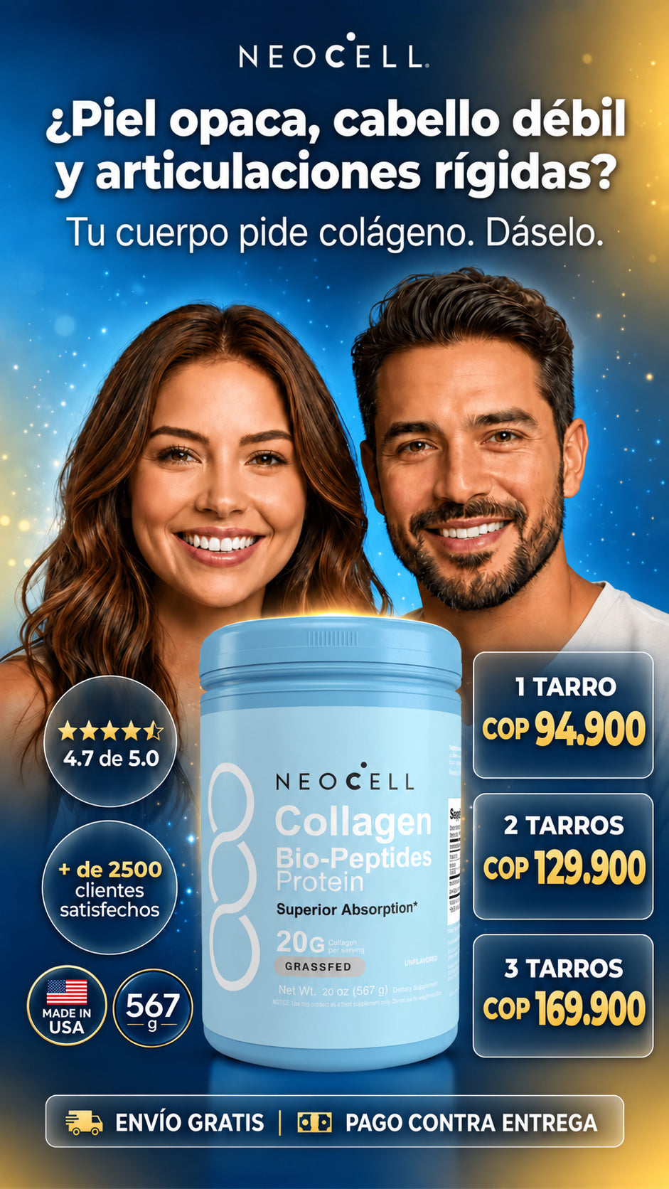 NeoCell Colágeno Bio-Peptides™ Protein