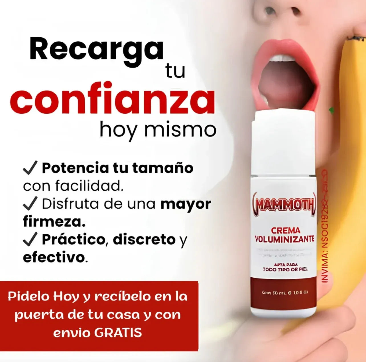Mammoth® Crema Intima Masculina (30ml)