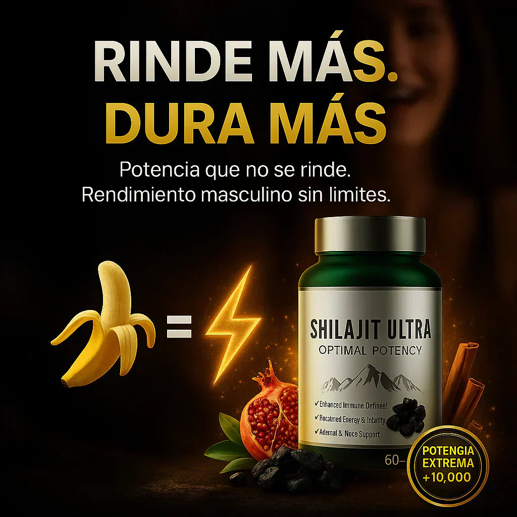 SHILAJIT ULTRA® – Energía natural, vitalidad diaria y apoyo integral (60 Cápsulas)