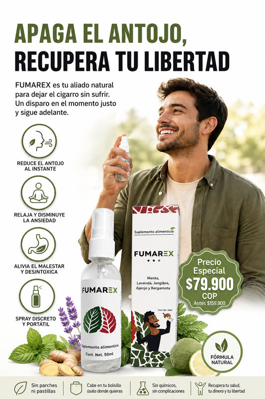 Fumarex®  - Apoyo Natural para Dejar de Fumar - 50 ml
