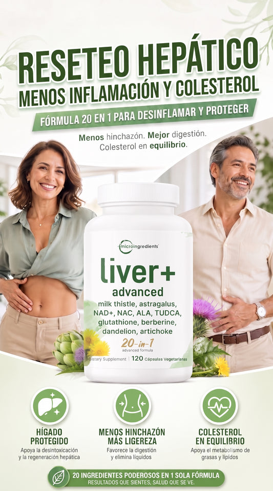 MicroIngredients® Liver Detox: Alivio y Soporte Natural para el Hígado