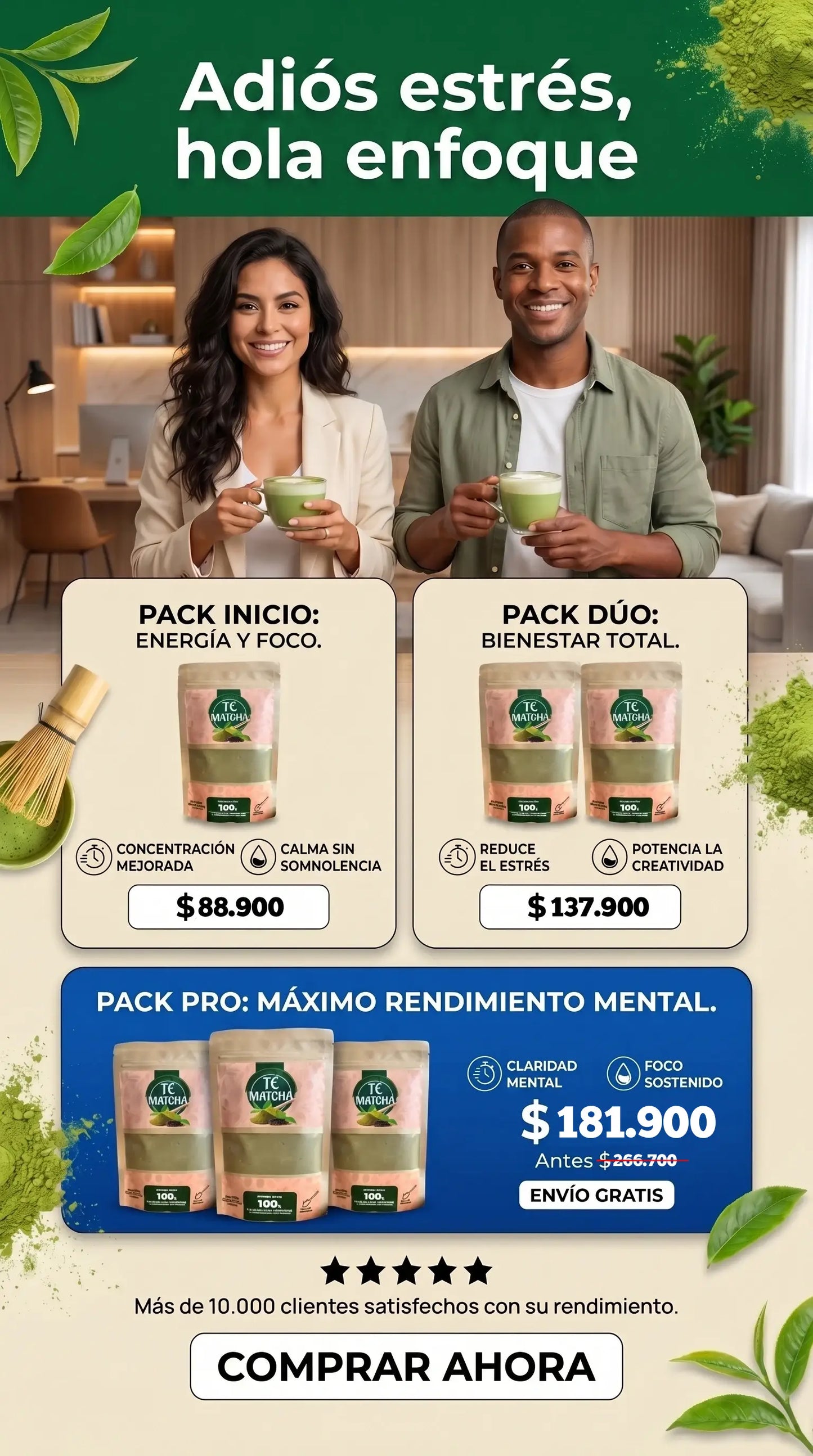 Té Matcha Premium Japonés (100gr)