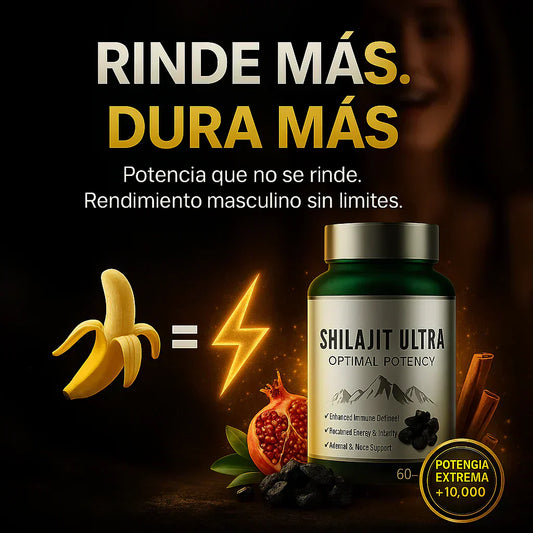 SHILAJIT ULTRA® – Energía natural, vitalidad diaria y apoyo integral (60 Cápsulas)
