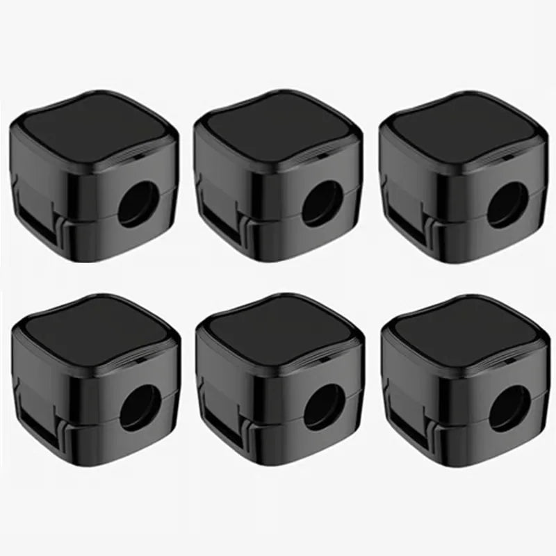 Organizador Magnético de Cables con Adhesivo Seguro (x6 unidades)
