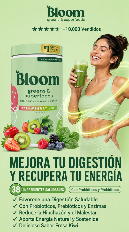 Bloom Probiotico sabor a Fresa y Kiwi