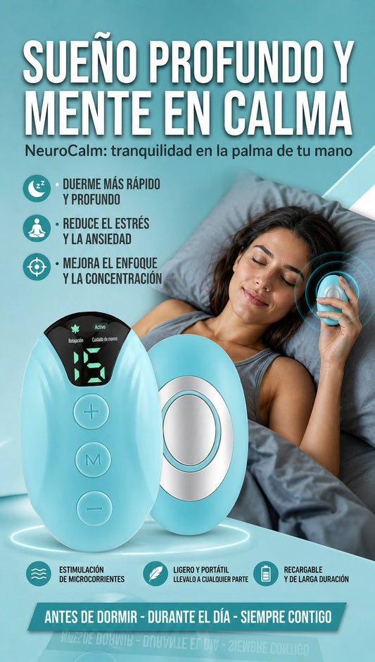 NeuroCalm™ Dispositivo Inteligente para Aliviar el Estrés y Mejorar el Sueño