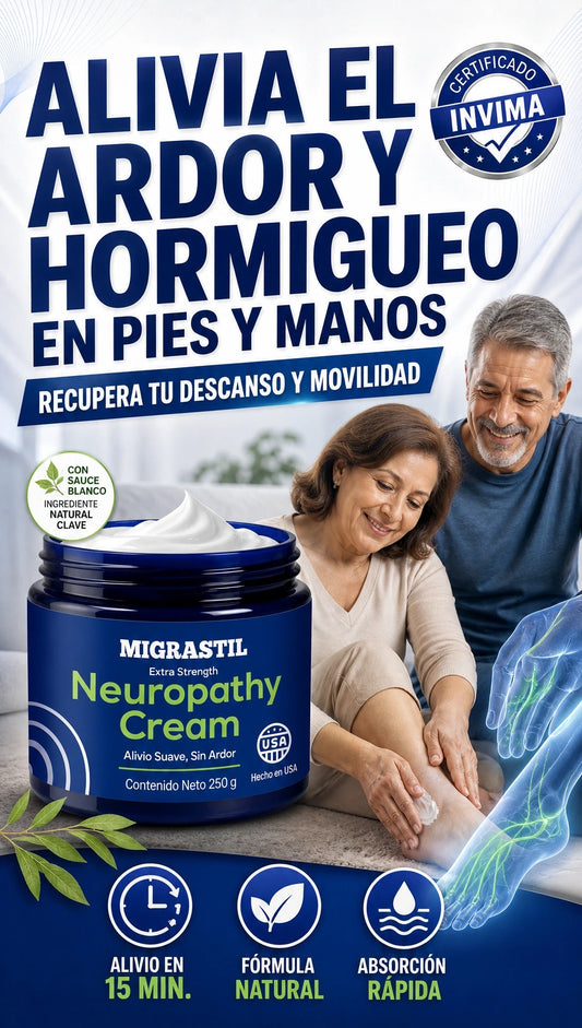 Migrastil™ Crema Natural para la Neuropatía (250g)