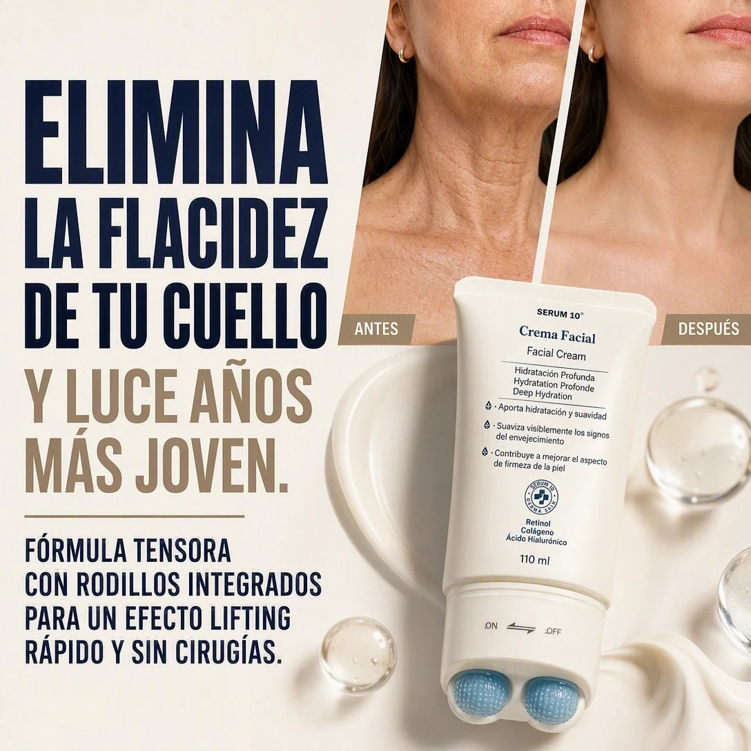 Serum10® - Crema Reafirmante de Cuello (110 mL)